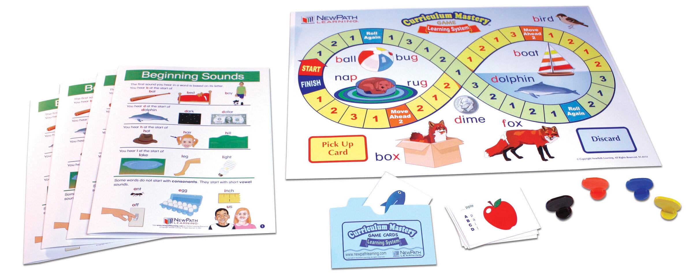 NewPath Beginning Sounds Learning Center Game, Grades 1 to 2 1567192